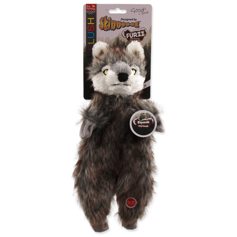 Placek Dog Fantasy Skinneeez peluche lobo 34 cm