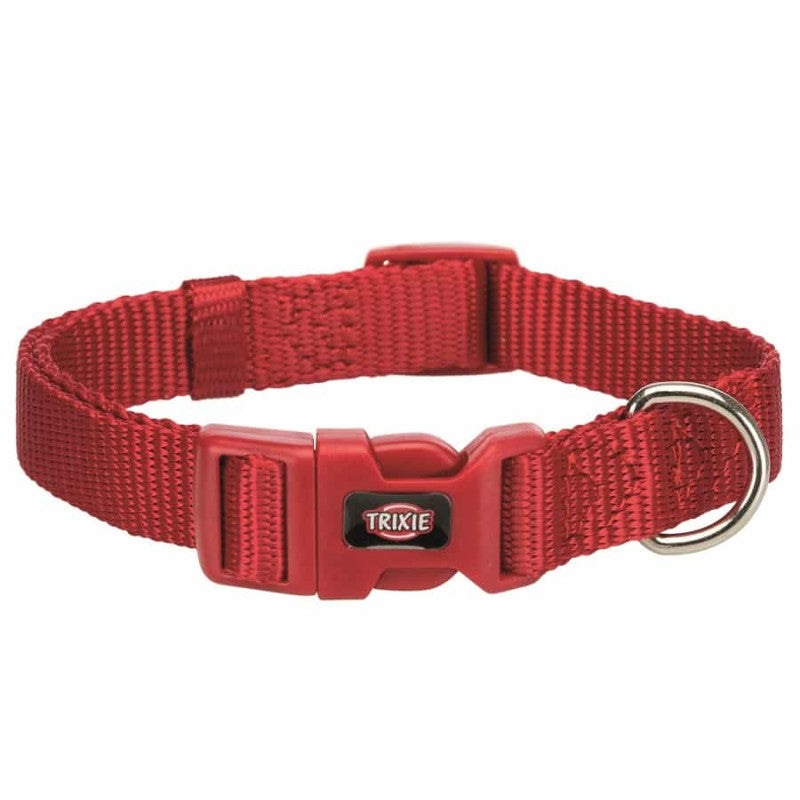 Trixie Premium collar, XXS–XS: 15–25 cm/10 mm, red