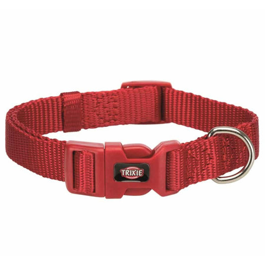 Kakla siksna : Trixie Premium collar, XXS–XS: 15–25 cm/10 mm, red