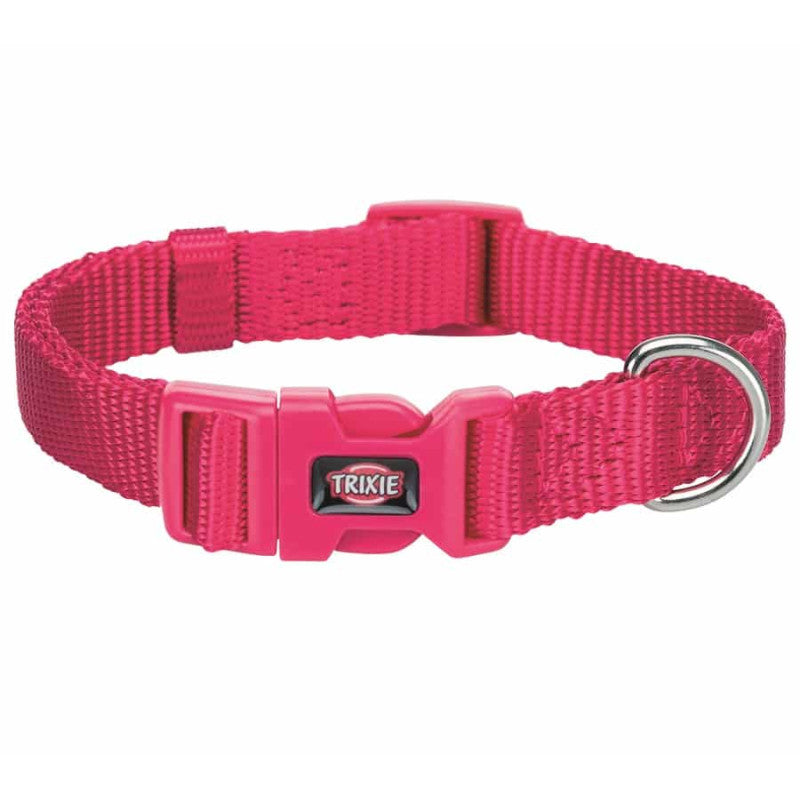 Trixie Premium Halsband, XXS–XS: 15–25 cm/10 mm, fuchsia