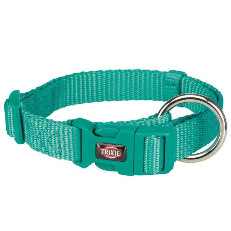 Trixie Premium collar, S–M: 30–45 cm/15 mm, ocean