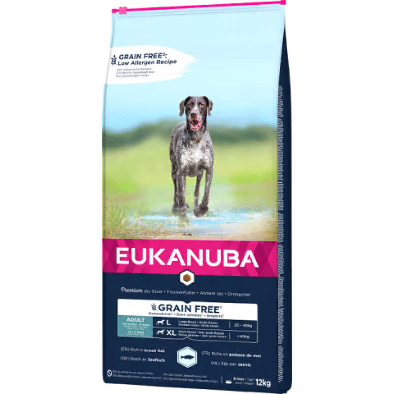 Eukanuba Adult Large Ocean Fish Grain Free, 3 kg