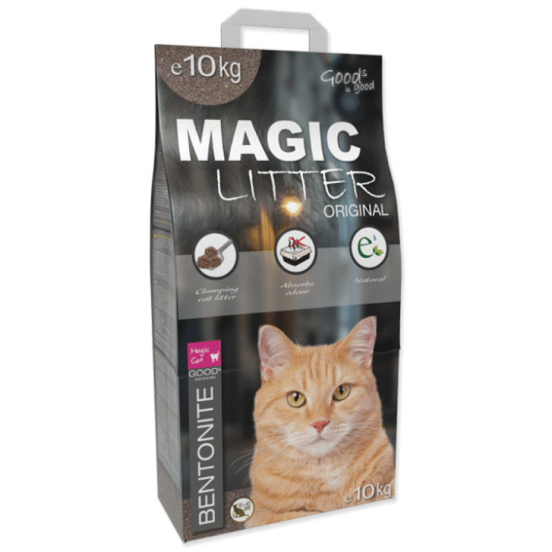 MAGIC LITTER Bentonite Original Cat Litter, 10kg