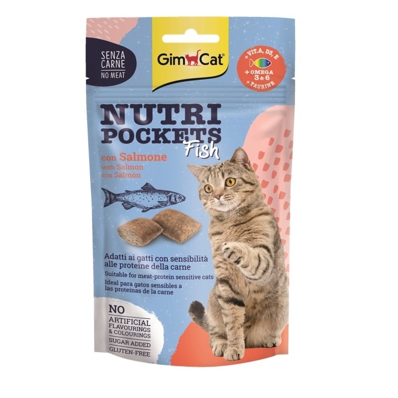 Gimborn Nutri Pockets with Fish and Salmon 60g