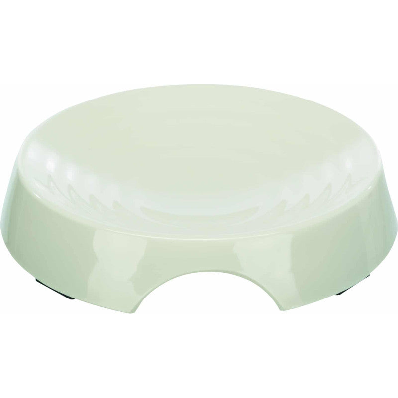 Trixie Skål, flat, melamin, 0.25 l/ø 17 cm, vit
