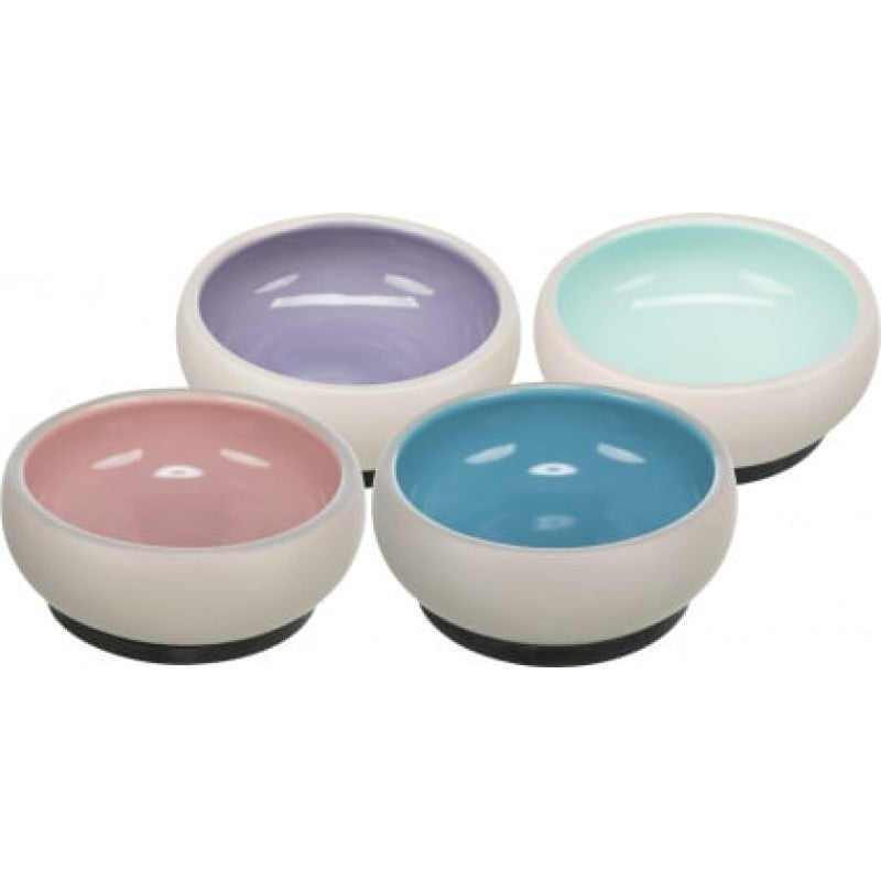 Trixie Bowl, ceramic/rubber band, 0.6 l/ø 14 cm, 1 gab