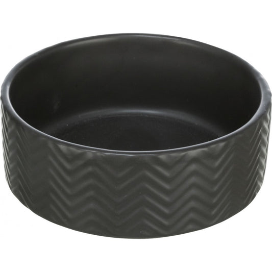 Trixie Bowl, ceramic, 0.9 l/ø 16 cm, black