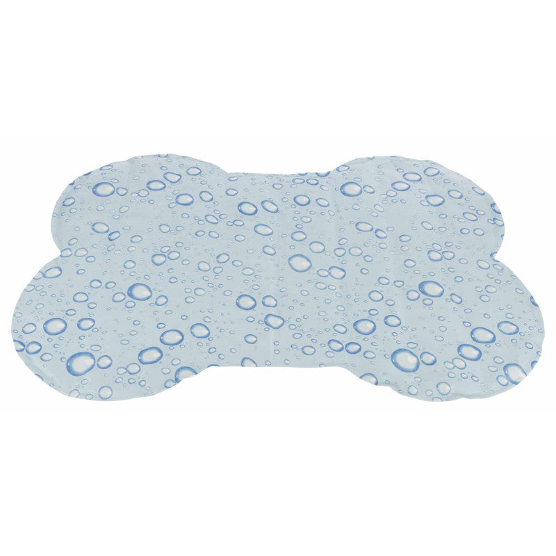 Trixie Tapis rafraîchissant en forme d'os, 60 × 45 cm, bleu clair