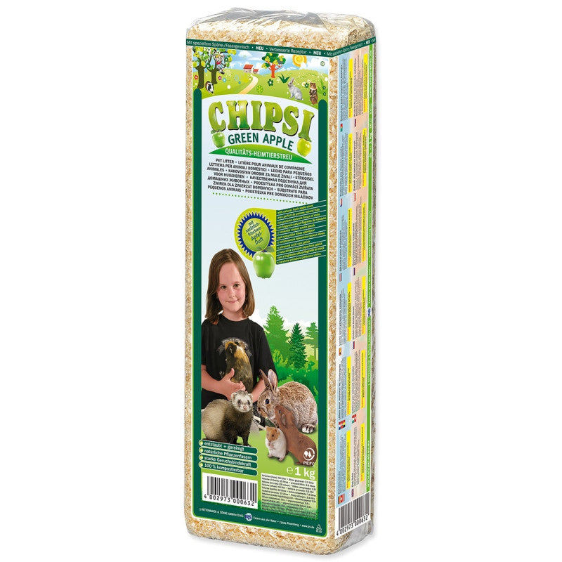 Plaček Spån Chipsi äpple 15l/1kg