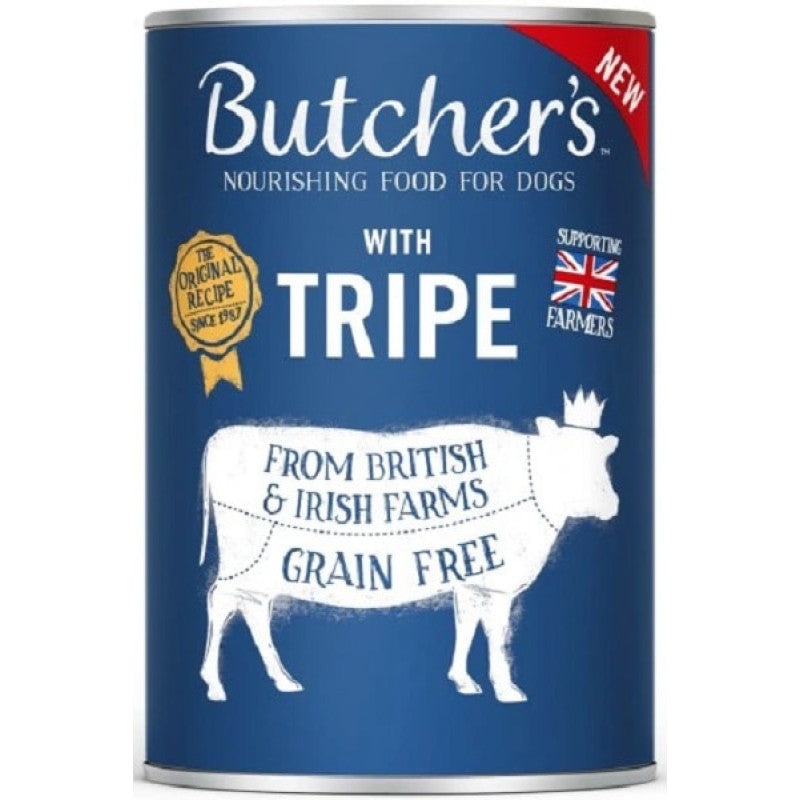 Butchers Wet Dog Food Original with Tripe Mix pate, 1200 g