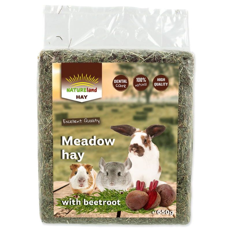 Placek Nature Land Meadow hay with red beets, 650 g