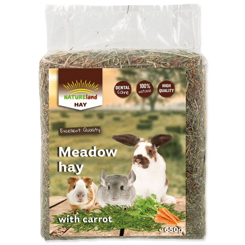 Placek Nature Land Meadow hay with carrots, 650 gr