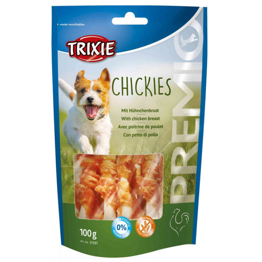 Gardums suņiem : Trixie Premio Chickies, 100g