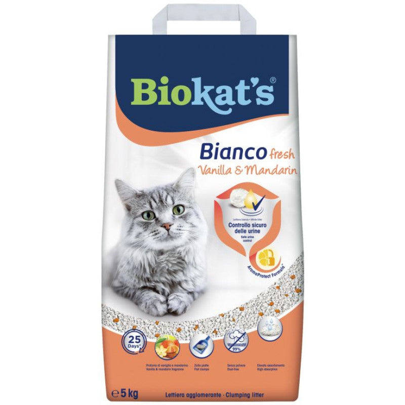 Gimborn Biokats Fresh Vanilla/Mandarin Cat Litter, 5kg