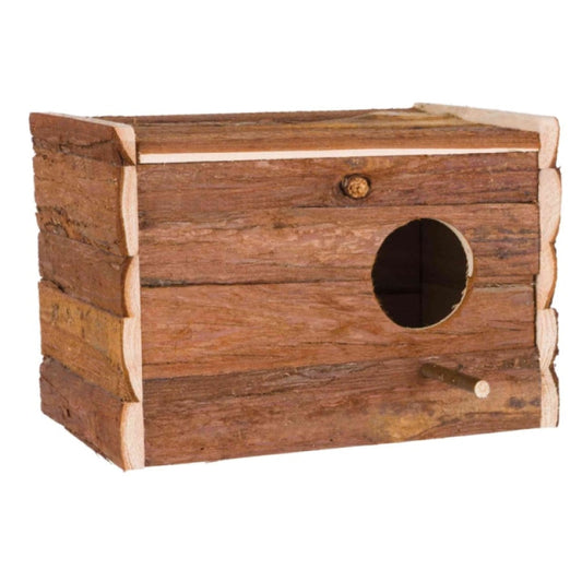 Trixie Nest box, bark wood, 21×13×12 cm/ø 3.8 cm