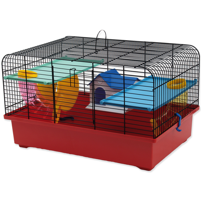 Placek Cage CH 1, black+red, 49*32.5*29cm