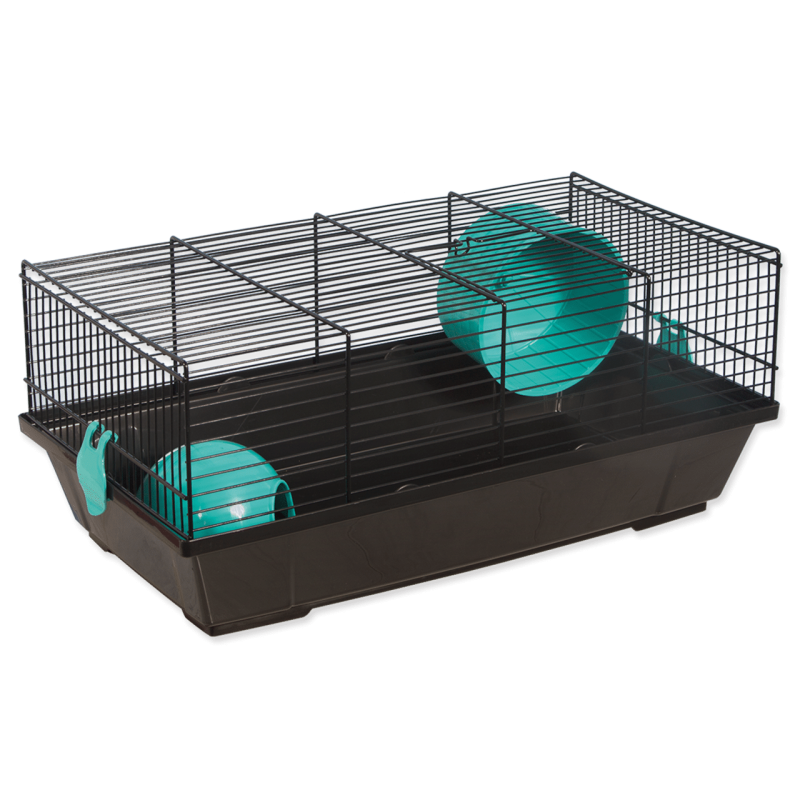 Placek Cage Viktor black, accessories blue, 50.5*28*21cm