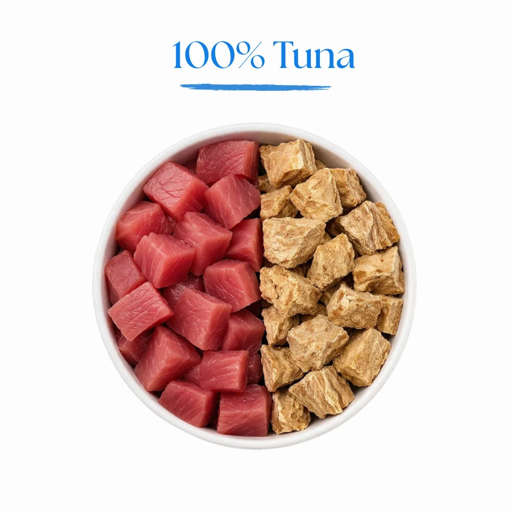 Dr Malou Freeze-Dried Meat Cubes for Cats with Tuna, 50 g