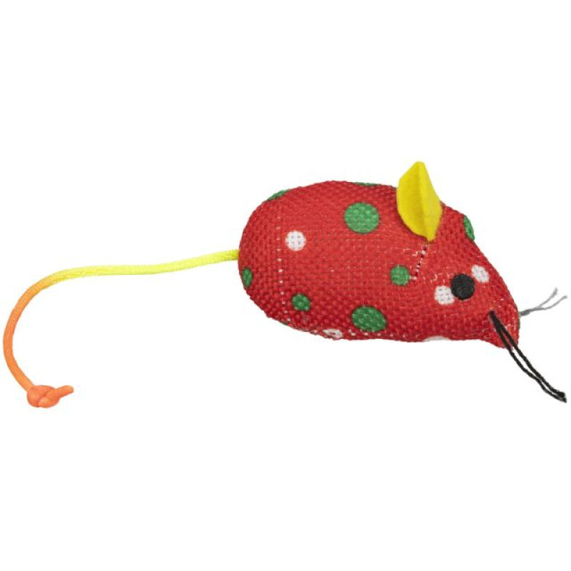 Trixie Mus, tyg, kattmynta, 7 cm, 1 st