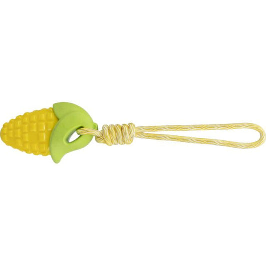 Rotaļlieta suņiem - Trixie Maize cob on a rope, TPR, 13 cm/34 cm