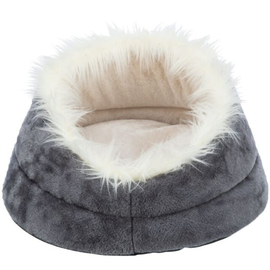 Guļvieta dzīvniekiem : Trixie Minou bed, round, ø 60×28 cm, grey/light grey