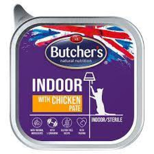 Butchers mitrā barība kaķiem intestinal indoor ar vistu, 100 g