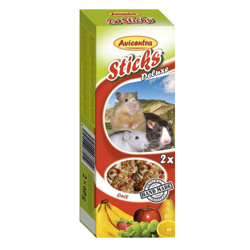 Avicentra Sticks fruit for small rodents, 2 x 60 g