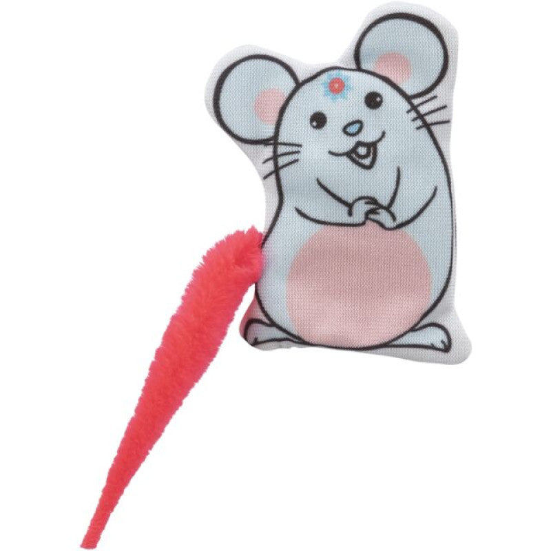 Rotaļlieta kaķiem - Trixie Mouse, fabric, catnip, 7.5 cm, 1 gab