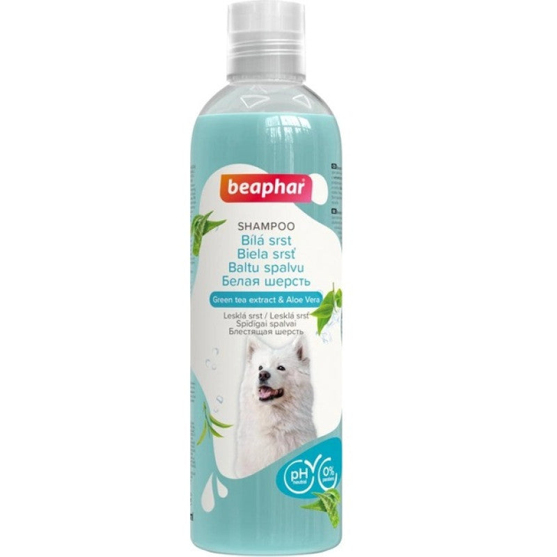 Beaphar Champú Pelo Blanco Perro, 250ml