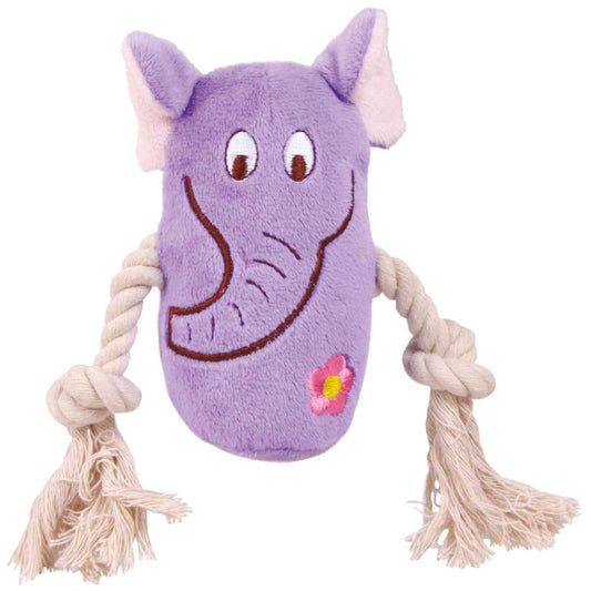 Plīša rotaļlieta : Trixie Animals with rope 13cm, 1 pcs