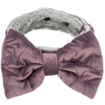 Load image into Gallery viewer, Trixie Xmas collars with bow Estelle, velvet look/plush, light lilac, green
