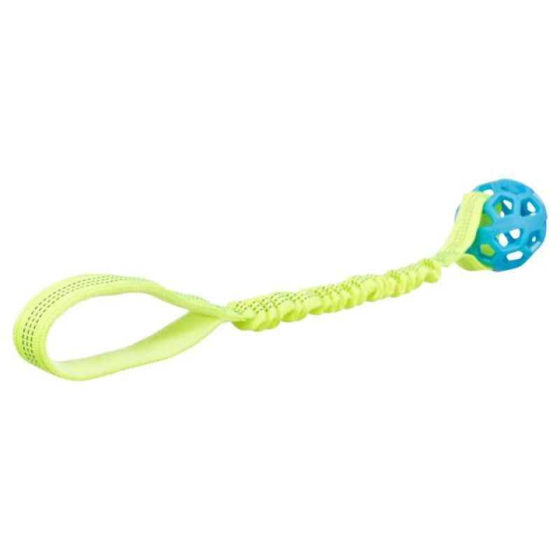 Rotaļlieta suņiem - Trixie Bungee Tugger with ball, ø 7/48 cm