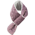 Load image into Gallery viewer, Xmas Estelle scarf, velvet look/ plush Light lilac, green
