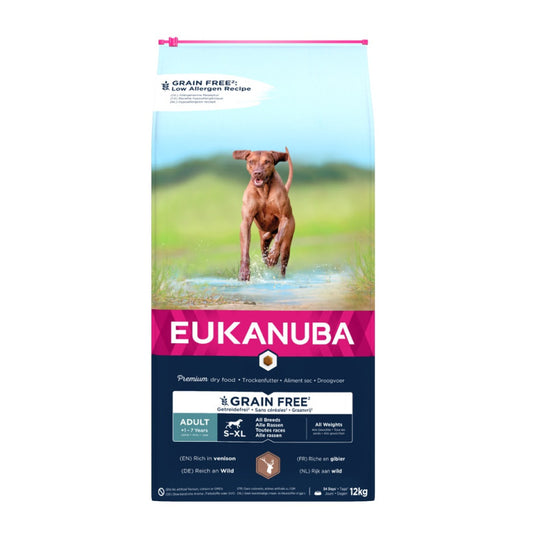 Eukanuba Adult All Venison Grain Free, 3 kg