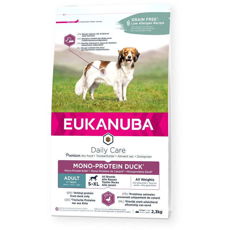 Eukanuba Vuxen MONO PROTEIN Anka, 2.3 kg