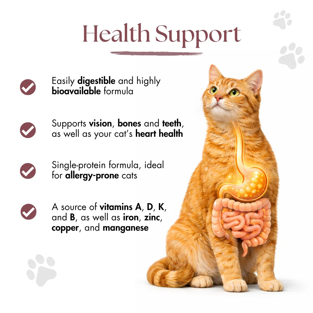 Dr Malou Freeze-Dried Meat Cubes for Cats with Lamb Liver, 50 g