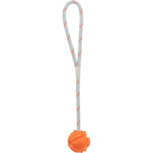 Trixie Ball on a rope, floatable, natural rubber, 4.5/35 cm