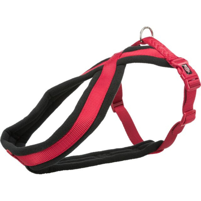 Trixie Premium Trekkinggeschirr, S–M: 44–53 cm/20 mm, ozean/graphit