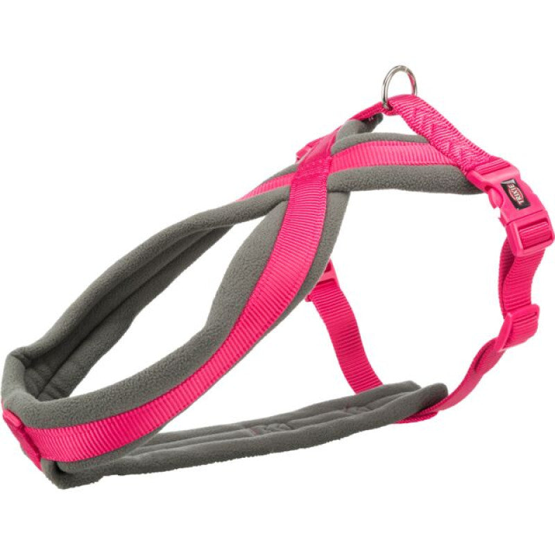Trixie Premium Trekkinggeschirr, S–M: 44–53 cm/20 mm, ozean/graphit