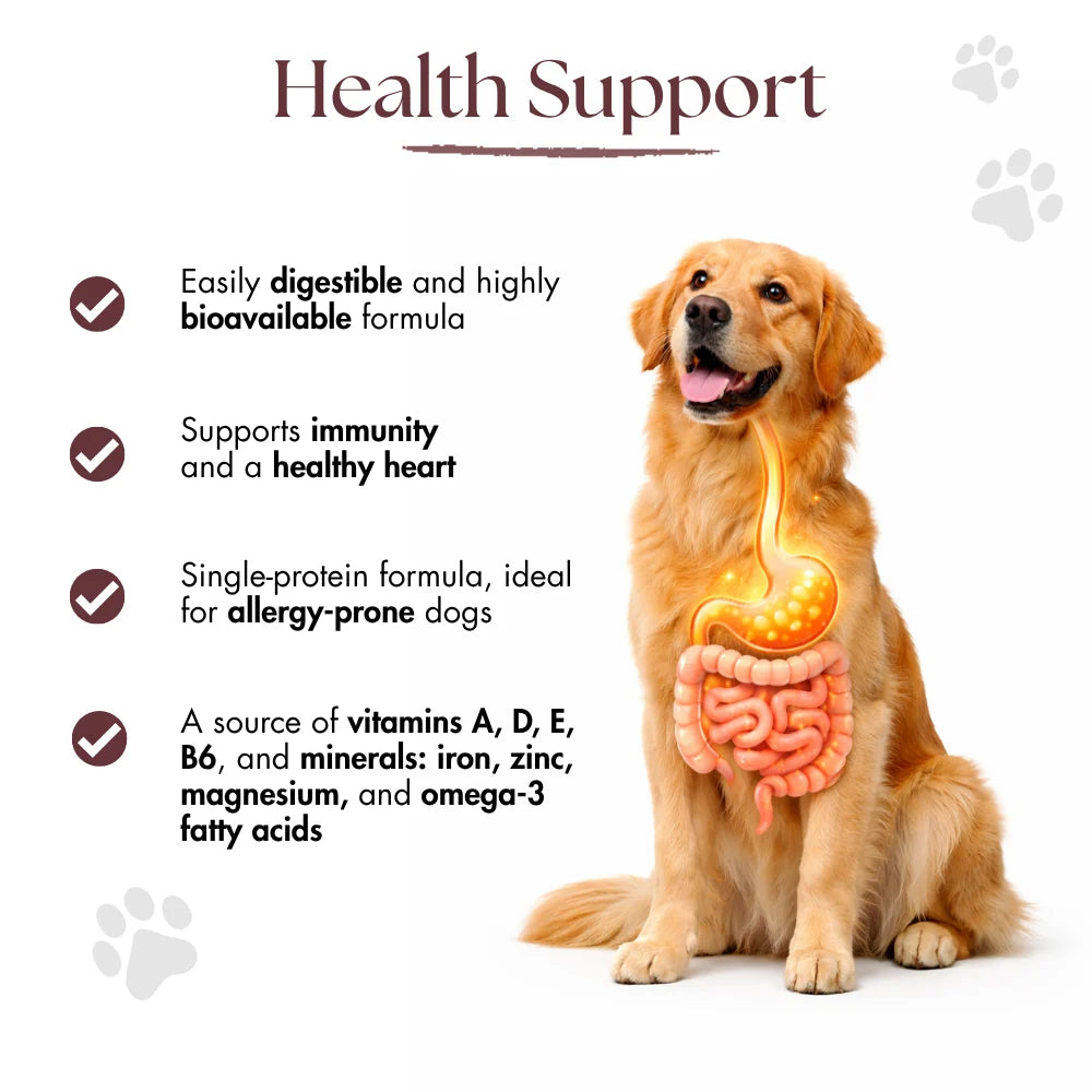 Dr Malou Freeze-Dried Meat Chunks with Lamb for Dogs, 50g