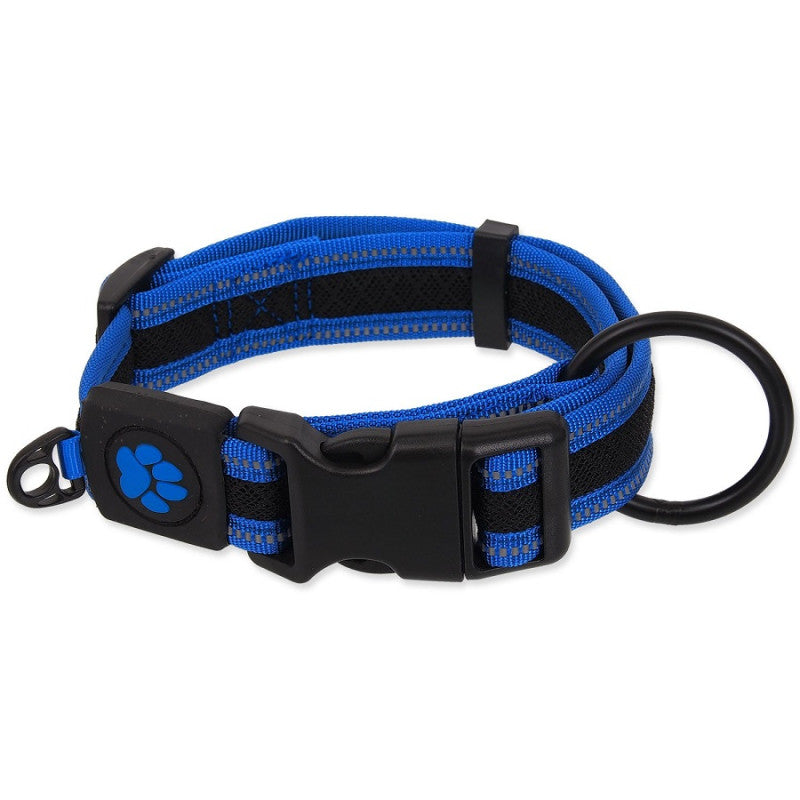 Placek Active Dog Collar Fluffy M blue 2,5x33-48cm
