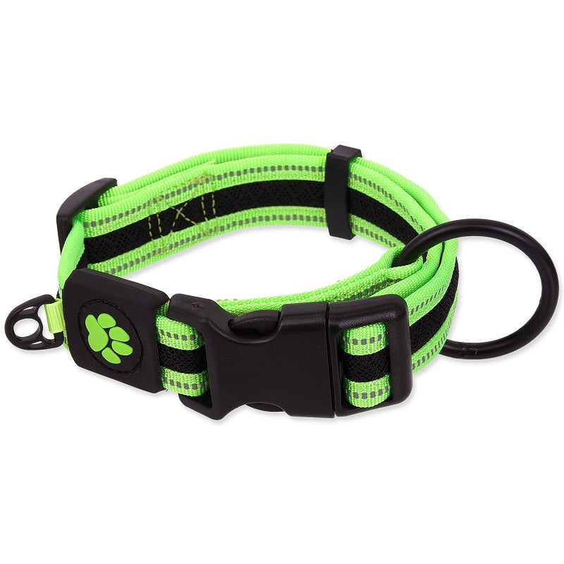 Placek Active Dog Collar Fluffy M lime 2,5x33-48cm