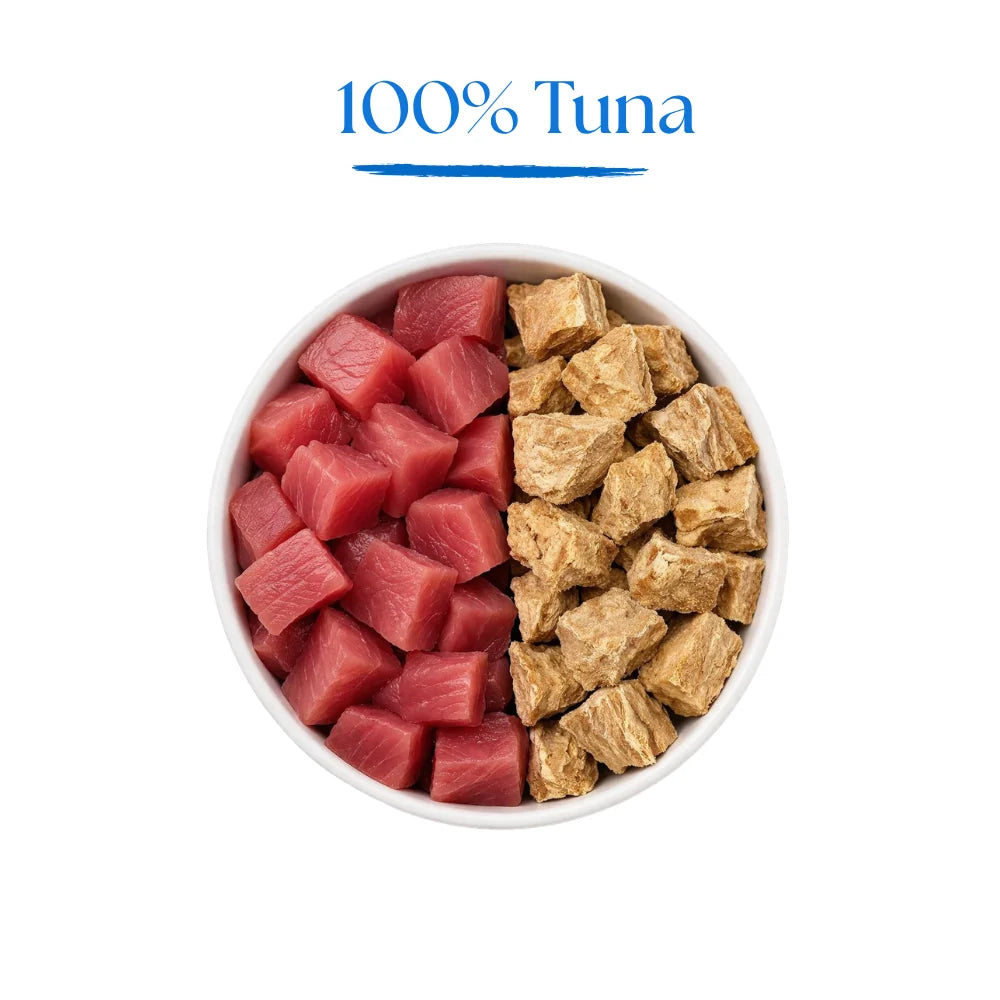Dr Malou Freeze-Dried Meat Cubes with Tuna for Dogs, 50g