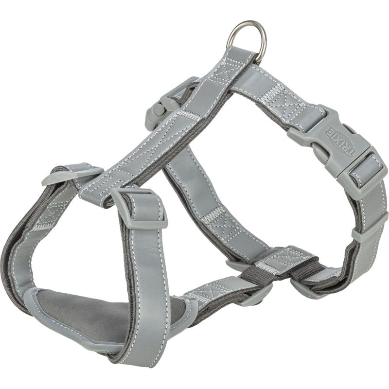 Trixie Premium Trekkinggeschirr, S–M: 44–53 cm/20 mm, ozean/graphit