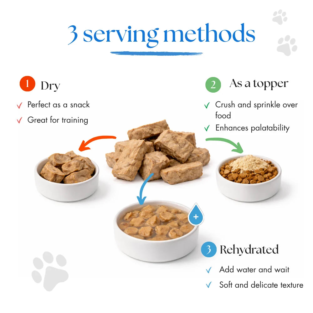 Dr Malou Freeze-Dried Meat Cubes with Tuna for Dogs, 50g
