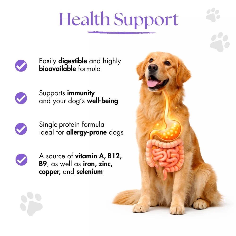 Dr Malou Freeze-Dried Meat Chunks with Beef Liver for Dogs, 50g