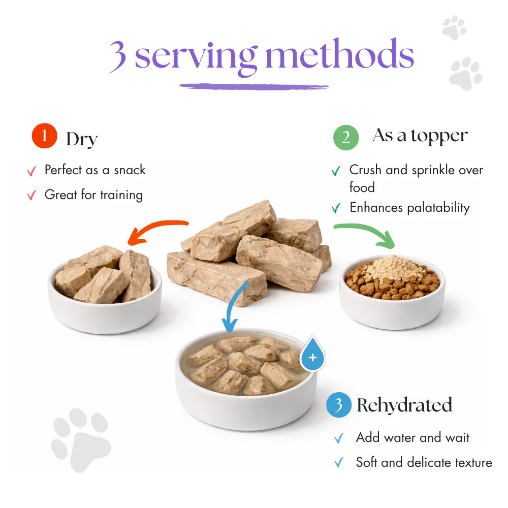 Dr Malou Freeze-Dried Meat Chunks with Beef Liver for Dogs, 50g