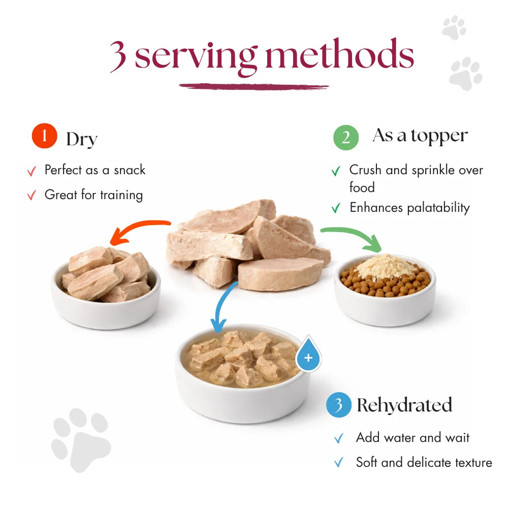 Dr Malou Freeze-Dried Meat Cubes with Duck Breast for Dogs, 50g