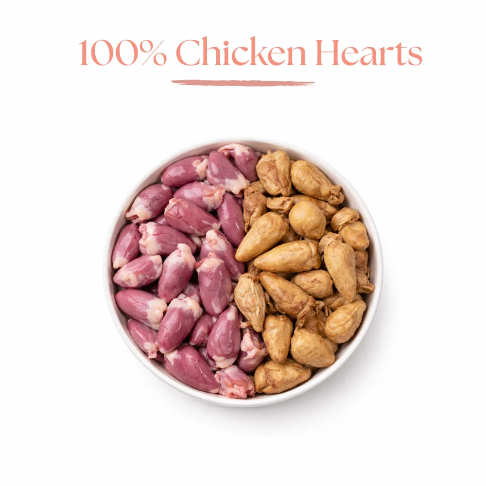 Dr Malou Freeze-Dried Chicken Hearts for Dogs and Cats, 150g