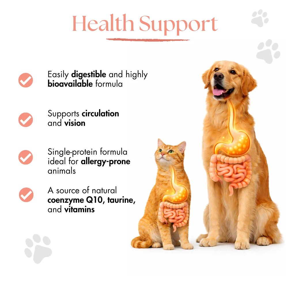 Dr Malou Freeze-Dried Chicken Hearts for Dogs and Cats, 150g